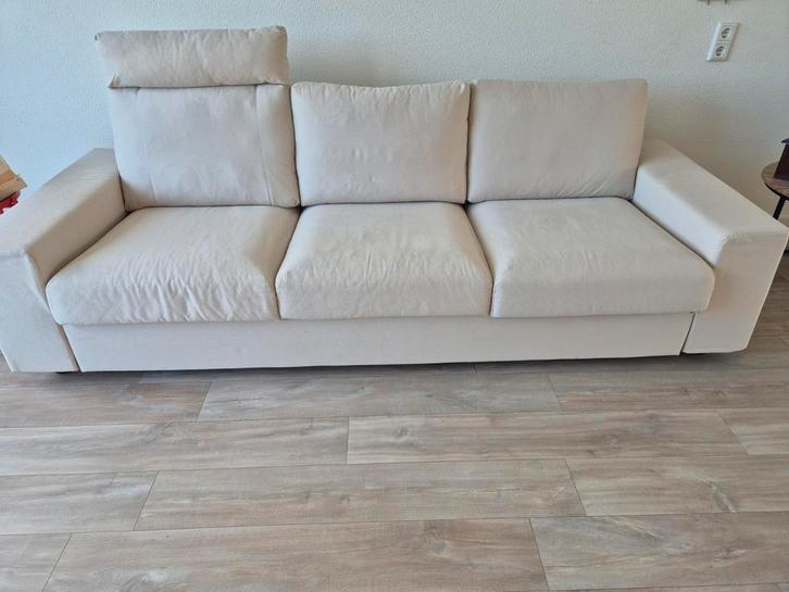 VIMLE 3-zitsbank - Gunnared beige, zo goed, Huis en Inrichting, Banken | Bankstellen, Zo goed als nieuw, Rechte bank, Driepersoons