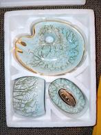 Vintage Tafelset: Aansteker, Asbak & Sigarettendoosje, Huis en Inrichting, Ophalen, Gebruikt, Keramiek, Overige typen