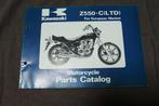 KAWASAKI Z550C LTD 1981 parts catalogue Z550 C3, Ophalen of Verzenden, Kawasaki