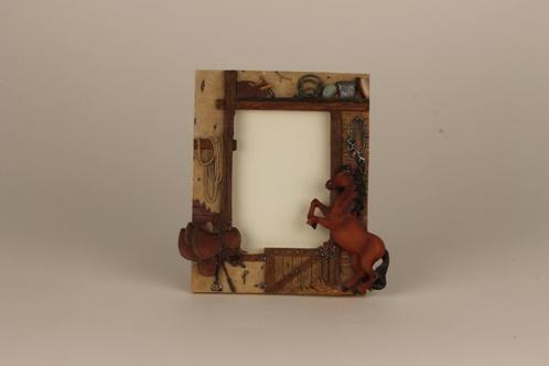 Fotolijst met paardendetails, Huis en Inrichting, Woonaccessoires | Overige, Gebruikt, Ophalen of Verzenden