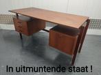 SIMPLA LUX EXCELLENT vintage houten bureau, Gebruikt, Ophalen