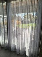 Inbetween en vouwgordijn, grijs, linnenlook, Huis en Inrichting, 100 tot 150 cm, 200 cm of meer, Ophalen of Verzenden, Zo goed als nieuw