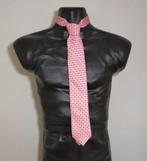 Roze stropdas van 100% zijde met dessin van Oger Red, Kleding | Heren, Stropdassen, Verzenden, Zo goed als nieuw, Roze, Met patroon