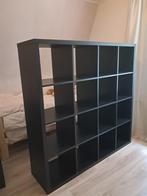 Ikea Kallax vakkenkast zwart 4x4 16 vakken, Huis en Inrichting, Ophalen, Zo goed als nieuw