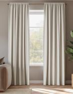 Prachtige elegante gordijn 140 x 270 beige/off white, 100 tot 150 cm, 200 cm of meer, Beige, Nieuw