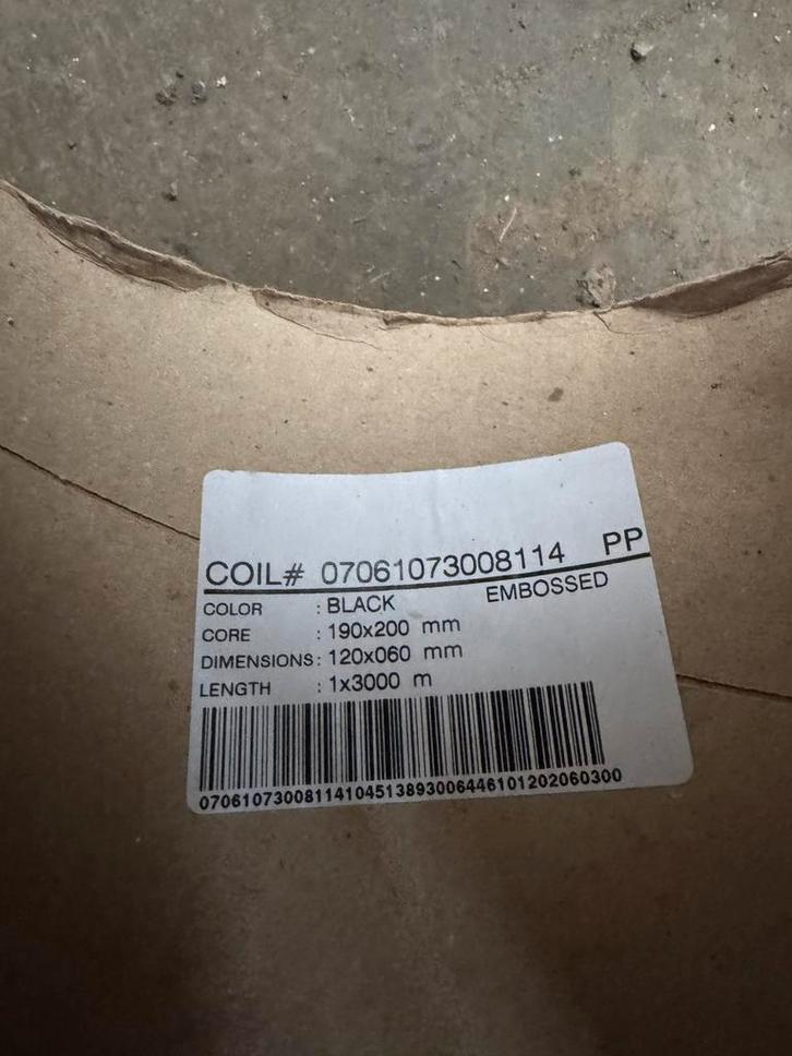 25 rollen  Polypropyleen omsnoeringsband, Zakelijke goederen, Machines en Bouw | Industrie en Techniek, Ophalen