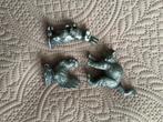 3 mooie miniatuur dieren van echt tin., Ophalen, Zo goed als nieuw, Beeldje of Figuurtje