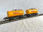 2x Fleischmann 5031 DB Shell ketelwagons, Gebruikt, Gelijkstroom, Fleischmann, Wagon