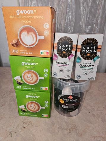 Koffie cups diverse ongeopend beschikbaar voor biedingen
