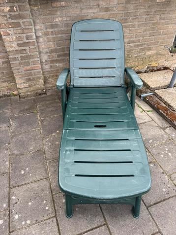 Groene Ligbed / Ligstoel Tuin beschikbaar voor biedingen