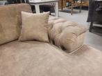 *OPRUIMING* Loungebank Maya 2.5 Zits 280x180 cm Kleur Sand, Ophalen of Verzenden, Nieuw, Stof, Landelijke bank loungebank Maya stof adore sand