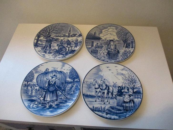 Borden 86., 1,2,3 en 4. Zie gegevens., Antiek en Kunst, Curiosa en Brocante, Ophalen of Verzenden