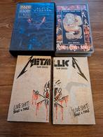 4 VHS tapes van Rock Optredens. Metallica, Black Sabbath, Ophalen of Verzenden