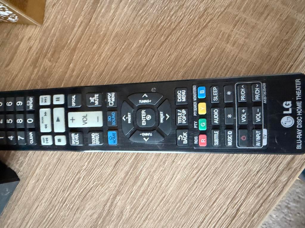 LG Surround Systeem met Afstandsbediening, Ophalen of Verzenden, Gebruikt, LG