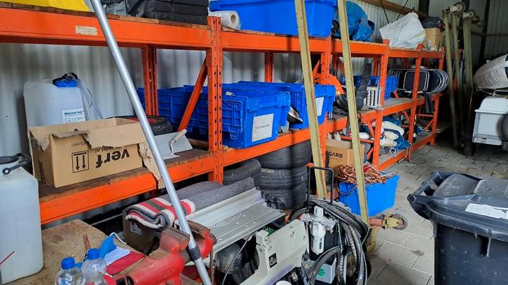 Stelling ruim 8 meter lengte stellingkast, magazijn stelling, Zakelijke goederen, Kantoor en Winkelinrichting | Magazijn, Stelling en Opslag