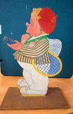 Houten figuur op staander, Antiek en Kunst, Ophalen of Verzenden