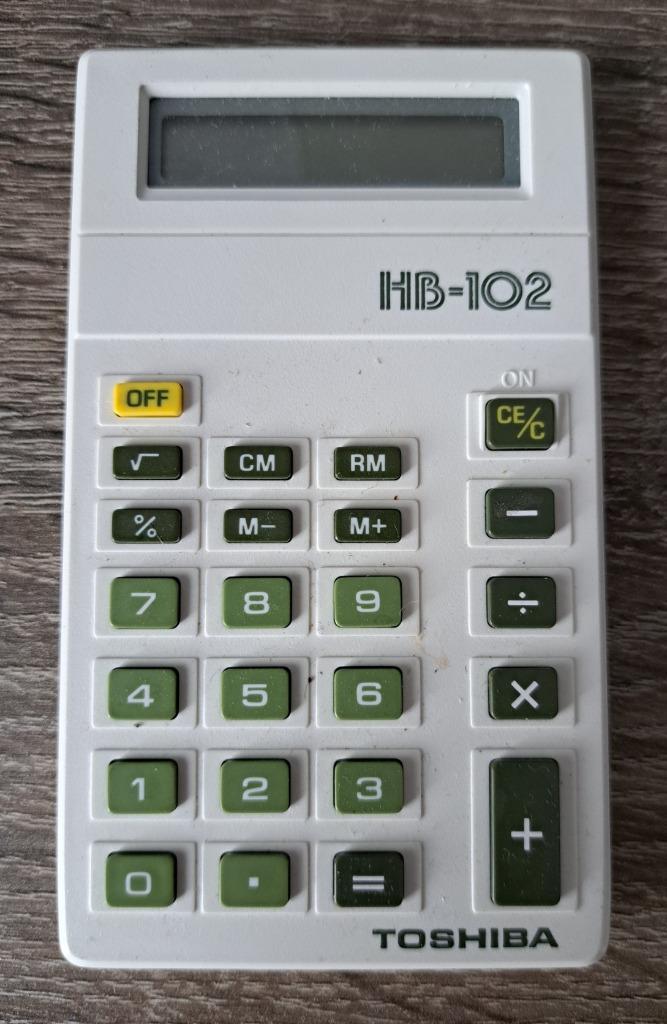Toshiba Calculator - HB-102, Diversen, Rekenmachines, Gebruikt, Ophalen of Verzenden