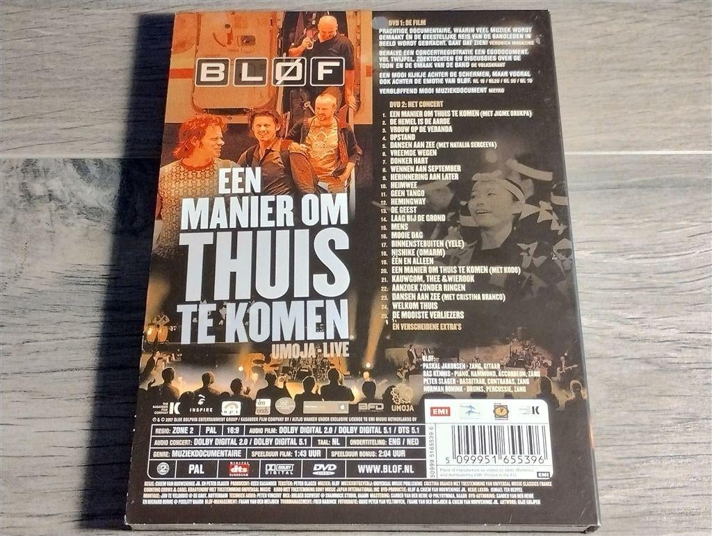Bløf - Een Manier Om Thuis Te Komen [2 DVD], Cd's en Dvd's, Alle leeftijden, Ophalen of Verzenden, Zo goed als nieuw