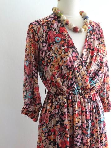 Zomerjurk, semi transparant, sprekende kleur mt 42/44 beschikbaar voor biedingen