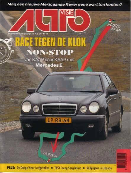 Autovisie 16 1995 : VW Mexico Kever - Mercedes Benz E 220D, Boeken, Auto's | Folders en Tijdschriften, Gelezen, Algemeen, Ophalen of Verzenden
