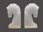 Vintage set boekensteunen onyx, Ophalen of Verzenden
