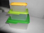 Tupperware voorraaddoos 160ML-500ML-1,2L Groen Geel NIEUW, Ophalen of Verzenden, Nieuw, Groen, Overige typen