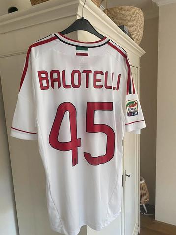 Ac milan Balotelli voetbal shirt maat M 2012/13