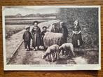 Nunspeet, Nunspeetsche jeugd bij hun schaapjes, Ophalen of Verzenden, 1920 tot 1940, Gelderland