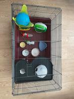 Hamsterkooi Alaska met toebehoren, Dieren en Toebehoren, Knaagdieren en Konijnen | Hokken en Kooien, Kooi, Gebruikt, Hamster, 75 tot 110 cm