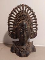 Balinese Legong Danseres Buste - Houtsnijwerk, Ophalen of Verzenden