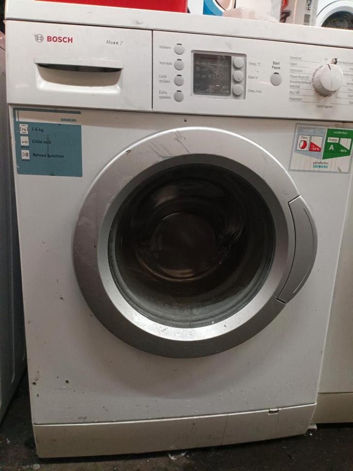 Bosch Maxx 7 wasmachine 7 Kg ( 2 ), Witgoed en Apparatuur, Wasmachines, Zo goed als nieuw, 6 tot 8 kg, 85 tot 90 cm, 1200 tot 1600 toeren