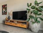 Industrieel TV-meubel Romaro 4 lades (200 Cm), Huis en Inrichting, Kasten | Televisiemeubels, Ophalen, 150 tot 200 cm, Zo goed als nieuw