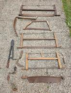 Zagen, zeis, tang, antiek gereedschap, 10 stuks totaalprijs, Antiek en Kunst, Antiek | Gereedschap en Instrumenten, Ophalen