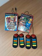 BUZZ! Controller (bekabeld) + games PS2, Spelcomputers en Games, 3 spelers of meer, Verzenden, Zo goed als nieuw, Vanaf 3 jaar