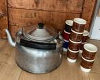 Brocante antiek ? Aluminium grote waterkoker ketel, Ophalen, Zo goed als nieuw