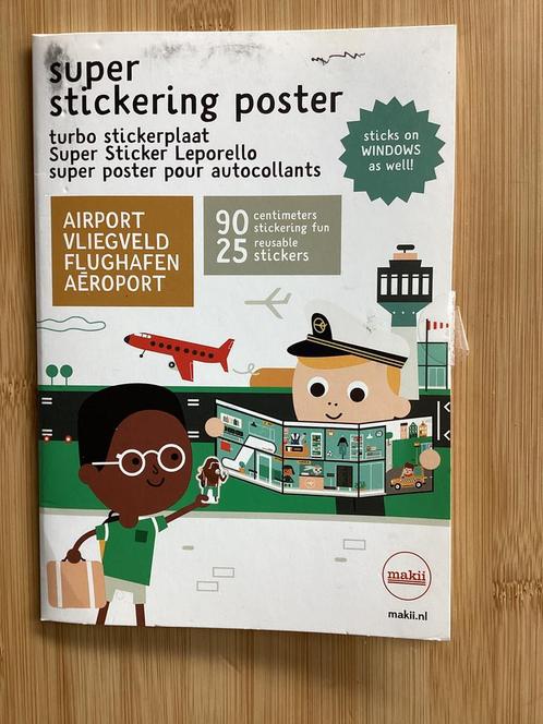 Herbruikbare stickerplaat voor onderweg!, Kinderen en Baby's, Speelgoed | Overig, Nieuw, Jongen of Meisje, Ophalen of Verzenden