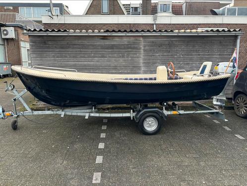 COMPLETE SLOEP CONSOLE BOOT MET KANTELTRAILER VAARBEWIJSVRIJ, Watersport en Boten, Sloepen, Gebruikt, Tot 10 pk, 3 tot 6 meter