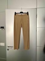 J408 Dayz maat M=38/40 travelstof broek 7/8e beige, Kleding | Dames, Maat 38/40 (M), Beige, Ophalen of Verzenden, Zo goed als nieuw