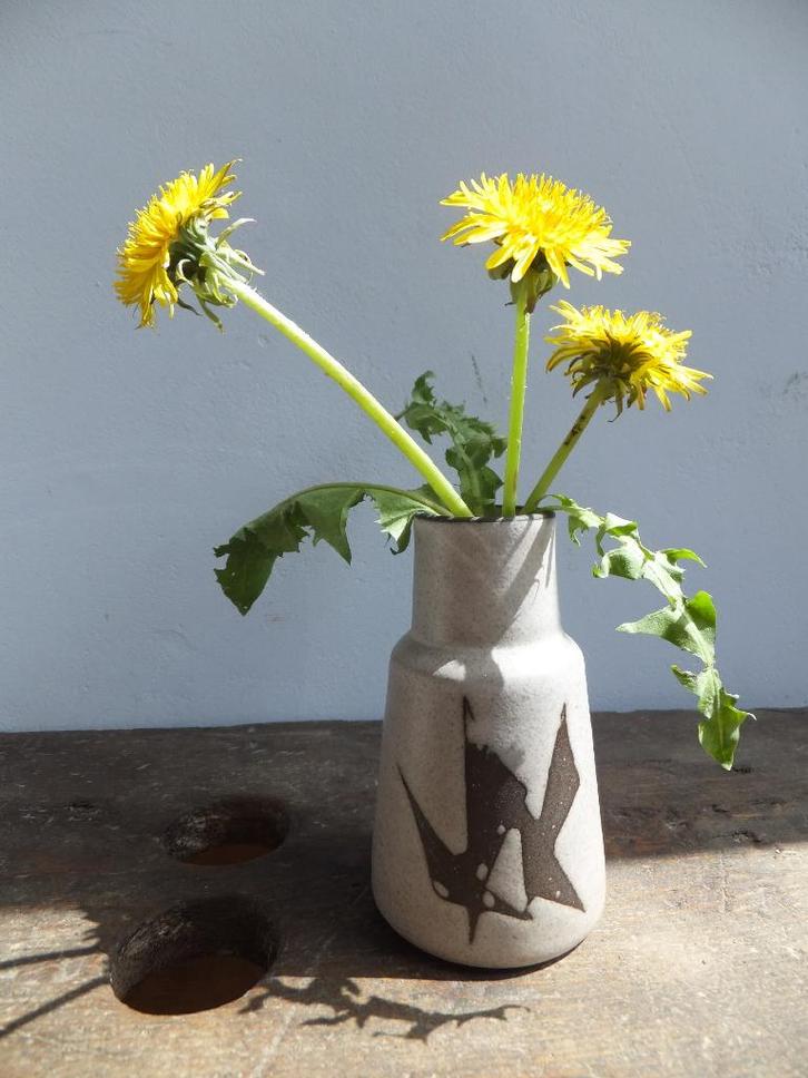 gratis verzenden mooi vintage 50/60s stekjes vaasje abstract, Antiek en Kunst, Curiosa en Brocante, Ophalen