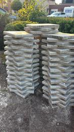 75 Keramische stoeptegels, Tuin en Terras, Tegels en Klinkers, Ophalen, Zo goed als nieuw, Beton, Terrastegels