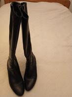 Leren dameslaarzen maat 39 - I.z.g.s., Ophalen of Verzenden, Zo goed als nieuw, Zwart, Hoge laarzen