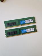 16GB DDR4 Crucial CT8G4DFS, Computers en Software, RAM geheugen, Verzenden, DDR4, Zo goed als nieuw, Desktop