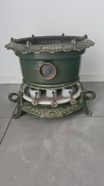 Petroleumstel Georg Haller (groen), Antiek en Kunst, Antiek | Emaille, Ophalen of Verzenden