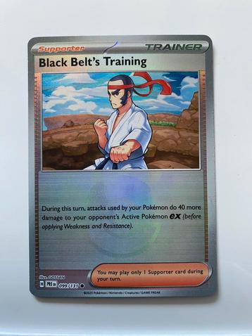 Black Belt’s Training 099/131 Pokeball Prismatic Evolutions beschikbaar voor biedingen