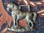 Antiek boerenpaard kleppermannetje uit Engeland 8 cm. 1900., Antiek en Kunst, Antiek | Koper en Brons, Ophalen of Verzenden, Koper