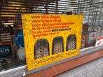 Vintage Michelin Reclamebord, Verzamelen, Reclamebord, Gebruikt, ., Ophalen of Verzenden