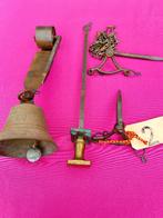 Oude trekbellen, deurbel, deur, bel, oude trekbel, voordeur, Ophalen of Verzenden, Gebruikt