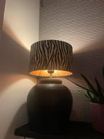 Tafellamp met Zebraprint Kap, Ophalen of Verzenden, Zo goed als nieuw, Stof, Minder dan 100 cm