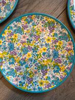 Gebloemde bordjes, Huis en Inrichting, Keuken | Servies, Ophalen of Verzenden, Gebruikt