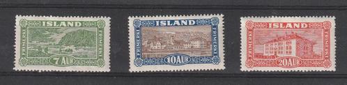 Island nr. 114/117  met plakker, Postzegels en Munten, Postzegels | Europa | Scandinavië, Postfris, Denemarken, Verzenden